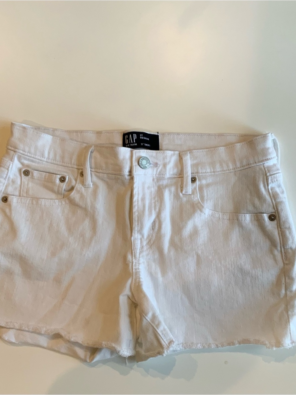 GAP White Denim Cutoff Women's Shorts